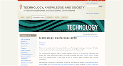 Desktop Screenshot of 2010.techandsoc.com