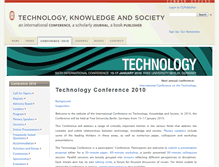 Tablet Screenshot of 2010.techandsoc.com