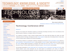 Tablet Screenshot of 2012.techandsoc.com